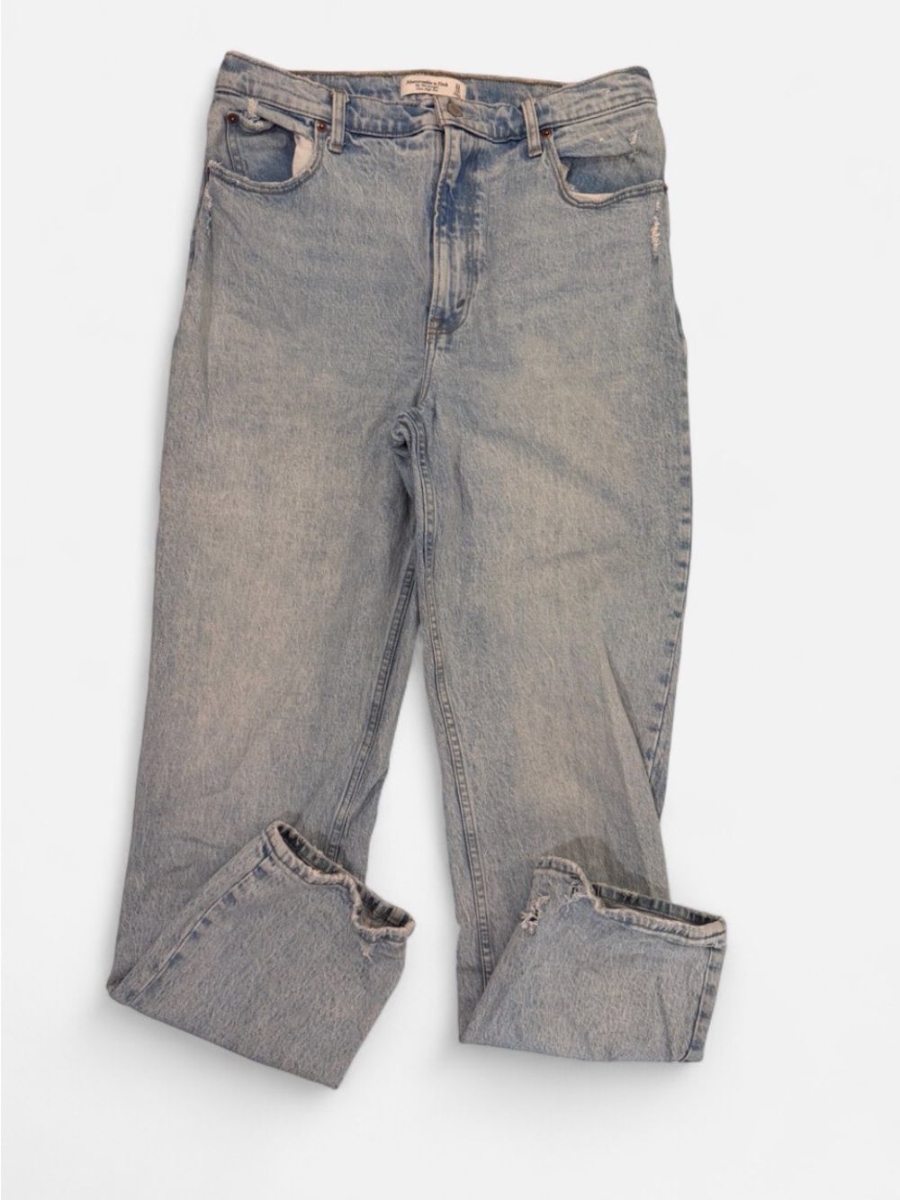 Abercrombie & Fitch The ’90s Straight Ultra High Rise Jeans Size 31 / 12 Tall